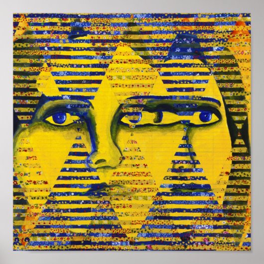 Poster Conundrum II - Déesse dorée et saphir (Devant)