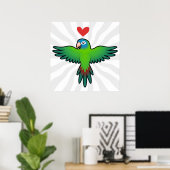 Poster Conure / Lorikeet / Amour de perroquet (Bureau à domicile)