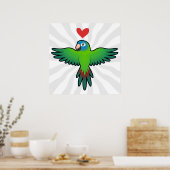 Poster Conure / Lorikeet / Amour de perroquet (Cuisine)