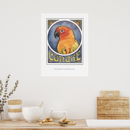 Poster Conure Nouveau (Cuisine)