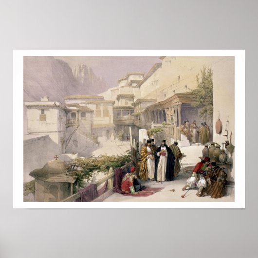 Poster Convent of St Catherine, Mount Sinai, février 17 (Devant)