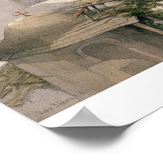 Poster Convent of St Catherine, Mount Sinai, février 17 (Coin)