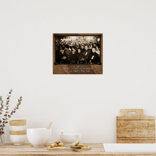 Poster Convention de Seneca Falls (Cuisine)