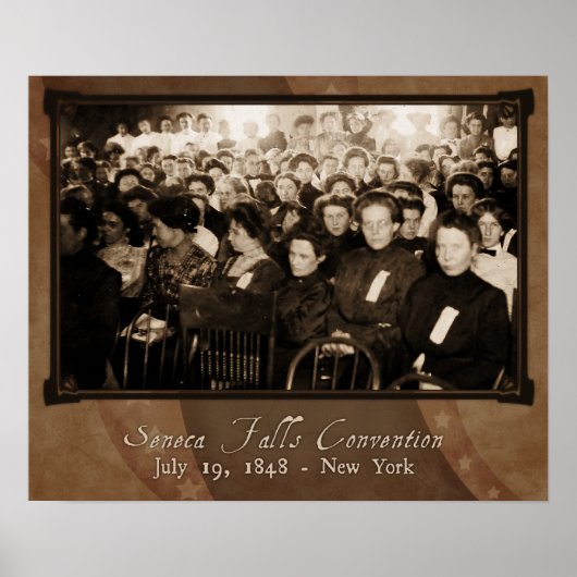 Poster Convention de Seneca Falls (Devant)