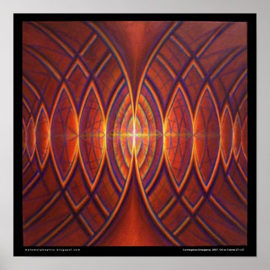 Poster Convergence - Émergence Imprimer (Devant)