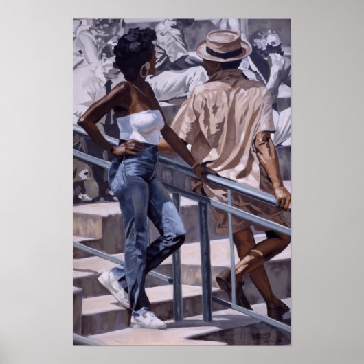 Poster Conversation - Customisée (Devant)