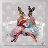 Poster Conversation de lapin (Devant)
