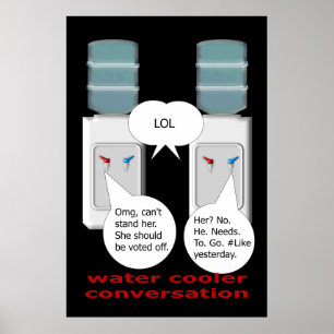 Poster Conversation Glacière d'eau