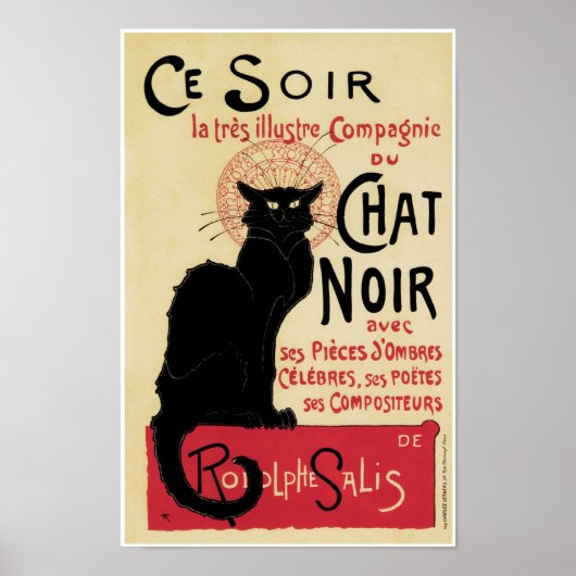 Poster Conversation Noir (Devant)