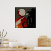 Poster Conversation Ombre d'un (Cuisine)