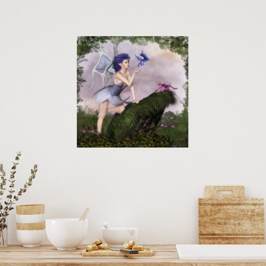 Poster Conversations de fées : Dragons (Cuisine)