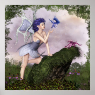 Poster Conversations de fées : Dragons