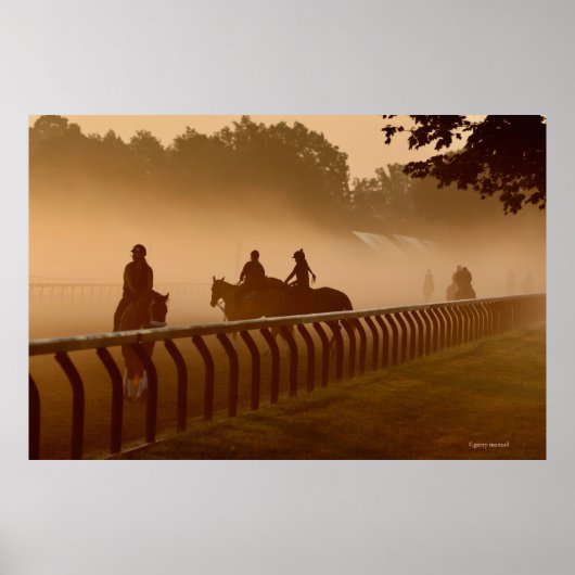 Poster Conversations du matin - Saratoga Horses (Devant)