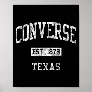 Poster Converse Tx J04 Vintage Athletic Srts Design