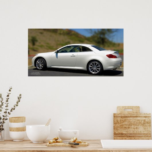 POSTER CONVERTIBLE G37 (Cuisine)