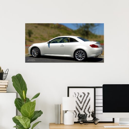 POSTER CONVERTIBLE G37 (Bureau à domicile)