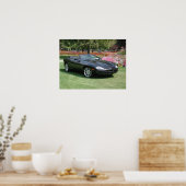 Poster Convertible Jaguar XK8 (Cuisine)