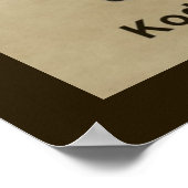 Poster Cook bear (Coin)