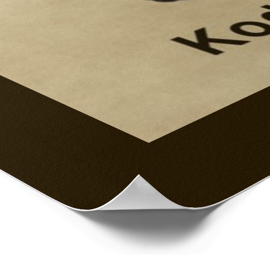 Poster Cook bear (Coin)