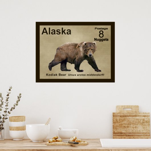 Poster Cook bear (Cuisine)