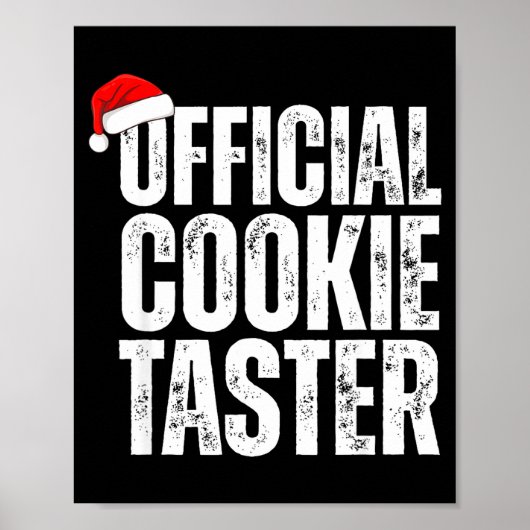 Poster Cookie And Cookie Taster, Christmas Couples  (Devant)