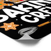 Poster Cookie Baking Crew For Women Kids Men Boy Family C (Coin)