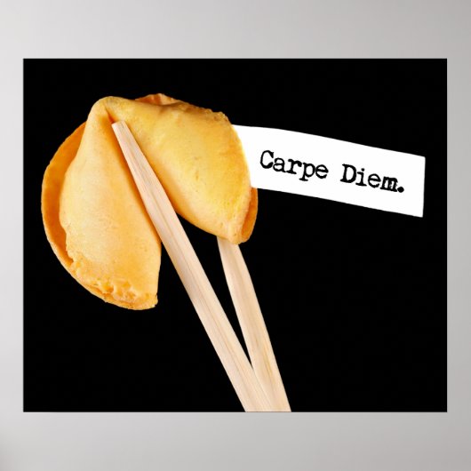 Poster Cookie Carpe Diem Fortune (Devant)