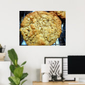 Poster cookie de farine d'avoine (Bureau à domicile)