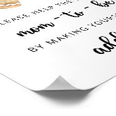 Poster cookie de Noël - Aidez la maman à être occupée (Coin)