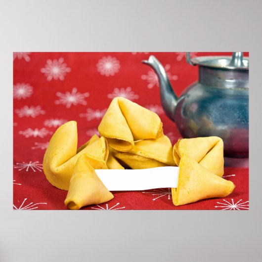 Poster Cookie Fortune avec Teapot (Devant)