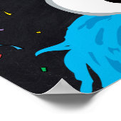 Poster Cookie Monster | 1er anniversaire Jalon (Coin)