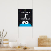 Poster Cookie Monster | Accueil du 1er anniversaire (Cuisine)