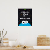 Poster Cookie Monster | Accueil du 2e anniversaire (Cuisine)