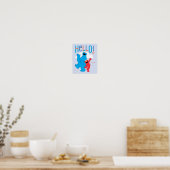 Poster Cookie Monster et Elmo Bonjour ! (Cuisine)