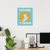 Poster Cookie Monster Good Vibes (Bureau à domicile)