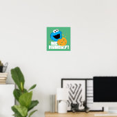 Poster Cookie Monster | Moi qui ai faim ! (Bureau à domicile)