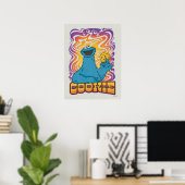 Poster Cookie Monster | Psychédélique (Bureau à domicile)