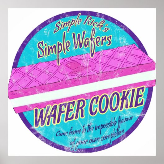Poster Cookie simple en osier (Devant)