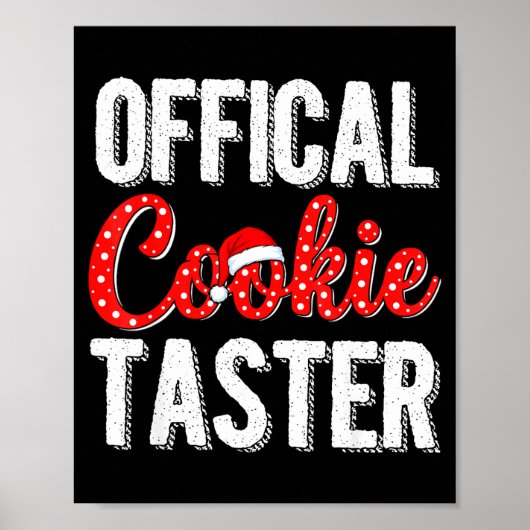 Poster Cookie Taster Cookie Christmas Matching Couple (Devant)