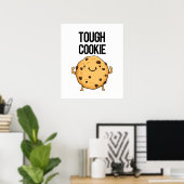 Poster Cookie Tough Funny Cookie Pun (Bureau à domicile)