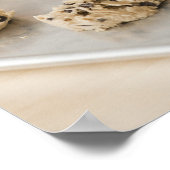 Poster Cookies crus sur plateau à cuisson (Coin)