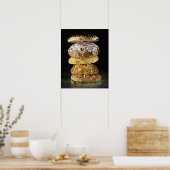 Poster Cookies dans une pile (Cuisine)
