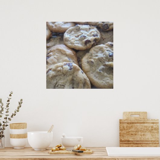 Poster Cookies de chips au chocolat (Cuisine)