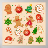 Poster Cookies de Noël (Devant)