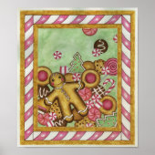 Poster Cookies de Noël Art Imprimer l'affiche (Devant)