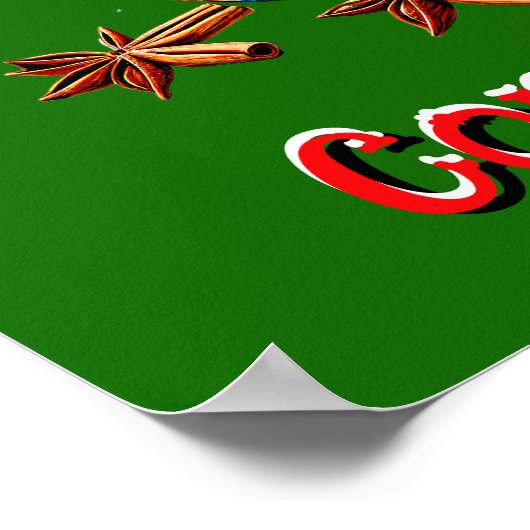 Poster Cookies de Noël entièrement modifiables (Coin)