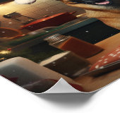 Poster Cookies de Noël Malinois Belge Festive (Coin)