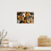 Poster Cookies de pain d'épices maison Halloween (Cuisine)