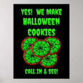 Poster Cookies d'Halloween entièrement modifiables pour l (Devant)