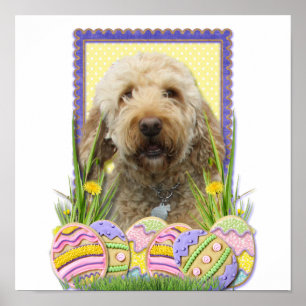 Poster Cookies d'oeufs de Pâques - GoldenDoodle